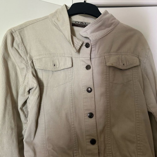 Beige jacket like new, size M
