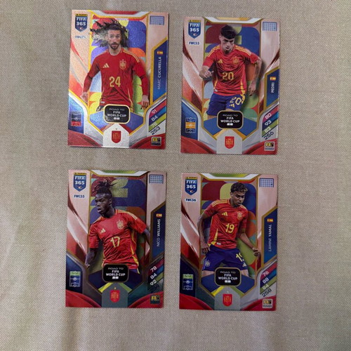 FWC Spanish Player Sticker Set new