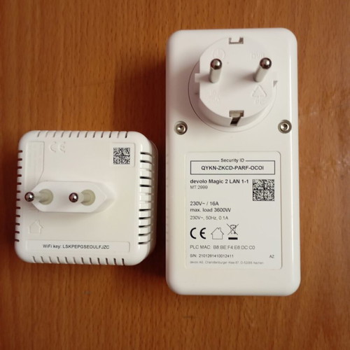Devolo power line WiFi router set used, good working condition