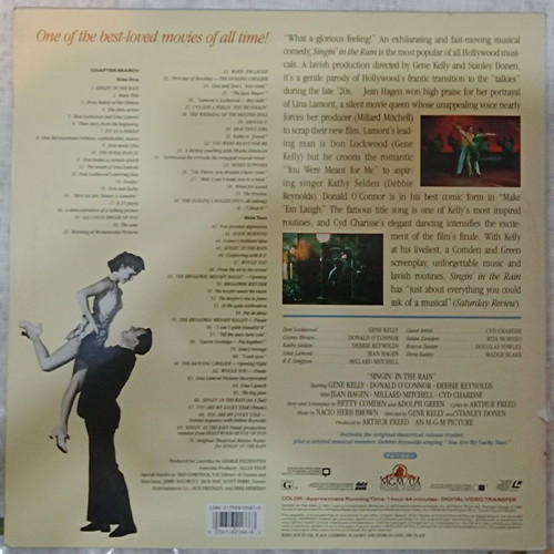 Singin' in the Rain LaserDisc like new