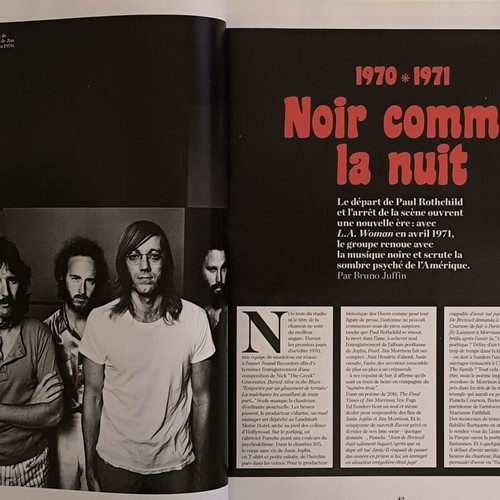 Les Inrocks 2 French magazine like new, Jim Morrison and The Doors tribute