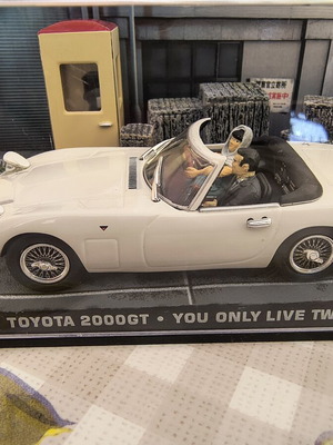 Toyota 2000GT Cabrio 1/43 James Bond deagostini μοντέλο αυτοκινήτου