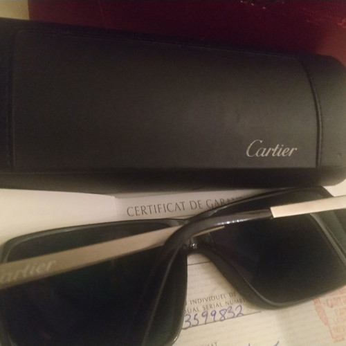 Cartier sunglasses used with box and papers
