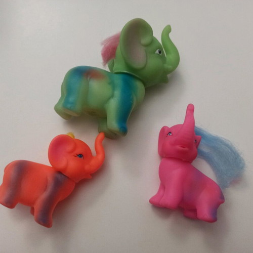 My Little Pony first generation used with elephants and rainbow