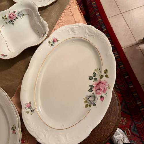 Vintage serving set 57 pieces, unused