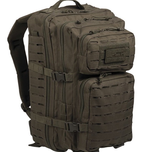 Mil-Tec US OD Laser Cut Assault Tactical Backpack large new