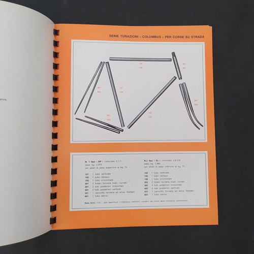 Vintage Cinelli bicycle accessories catalog 70s, used