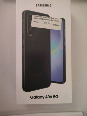 Samsung Galaxy A36 5G καινούργιο, 128GB, μαύρο