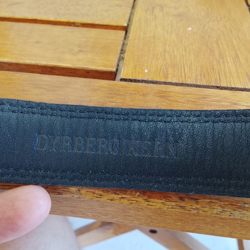 Dyrberg Kern leather bracelet black, like new