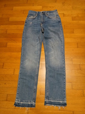 Zara jblue denim παντελόνι μέγεθος 34 (XS) σαν καινούργιο, μπλε