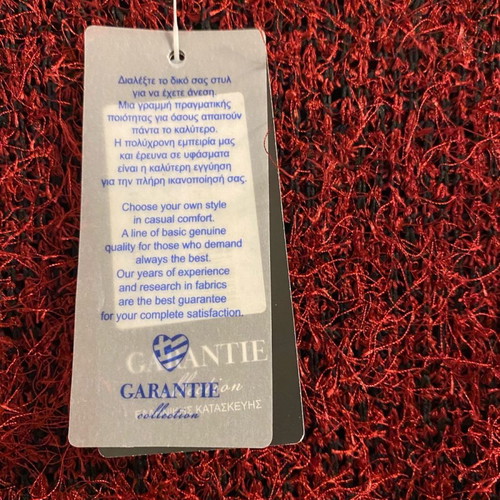 Garantie XL shirt with hair effect new, red