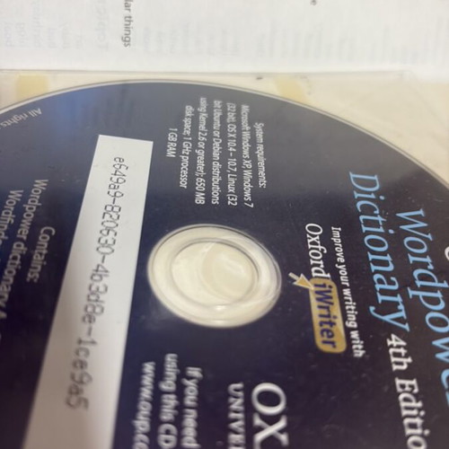 Oxford Wordpower Dictionary 4th Edition with CD