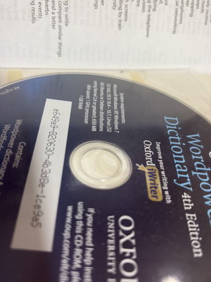 Oxford Wordpower Dictionary 4th Edition with CD