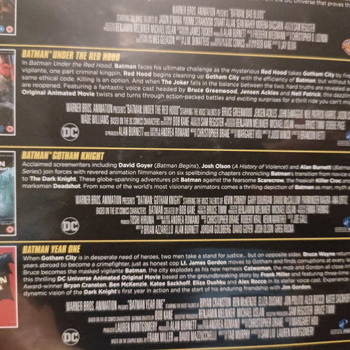 Batman Animated Collection Blu-Ray new, 5 movies