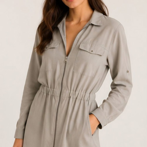 Pull & Bear beige dress used, large size with small fit