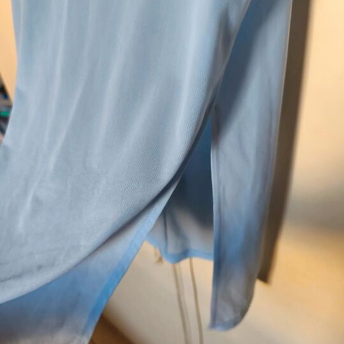 Beach dress new, turquoise with side openings