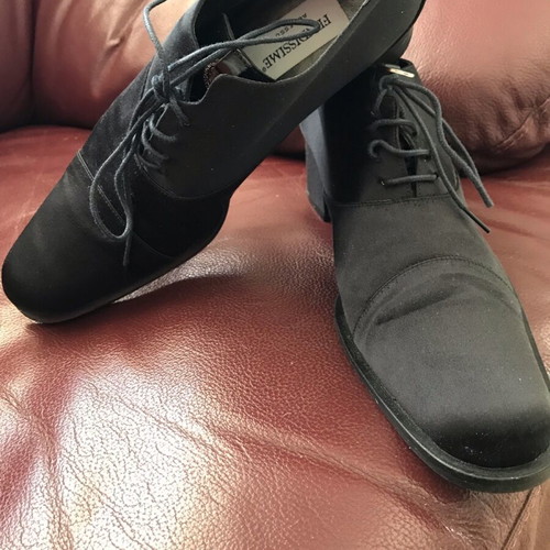 Fendissime Oxford Lace-Up Shoes Size 37.5 Like New Black