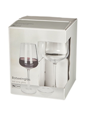 Wine Glasses set of 4, 430ml, new
