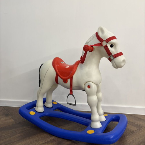 Rocking horse toy like new, plastic, suitable for toddlers