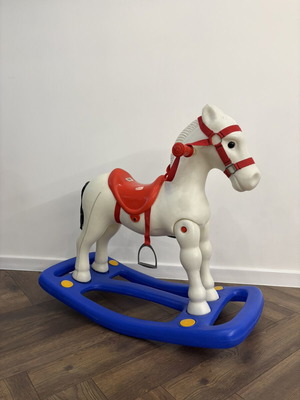 Rocking horse toy like new, plastic, suitable for toddlers