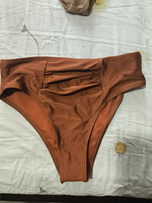 Celestino high-waisted bikini bottom terracotta size S like new