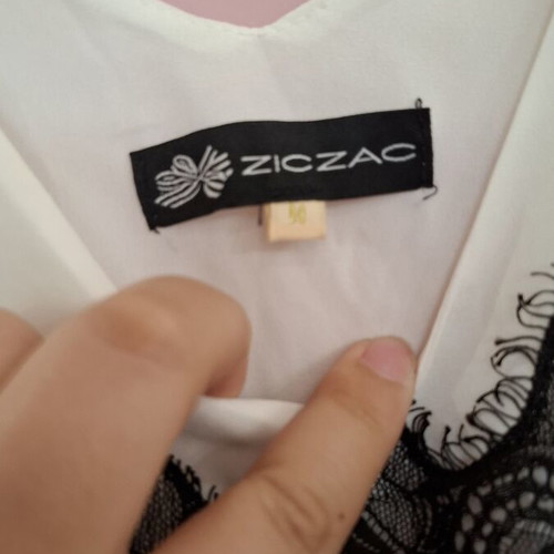 Camisole top Zic Zac like new, black and white, size M