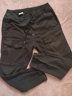 Pull and Bear pants L used, black, length 100 cm