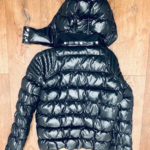 Biker jacket Diabless with detachable hood like new, size S