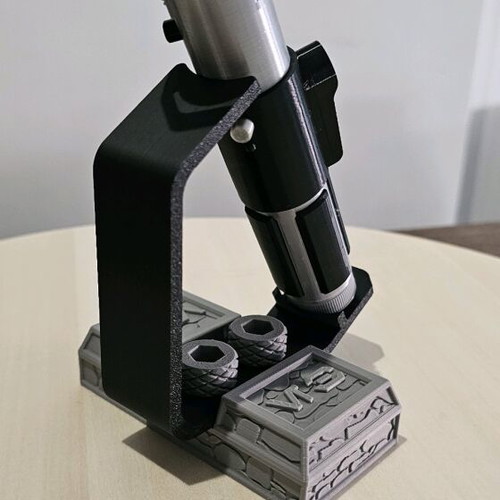 Yoda Lightsaber Replica 3D Printed new with display stand