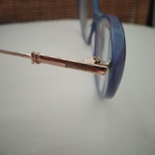 Just Cavalli women's cat eye glasses like new, blue frame