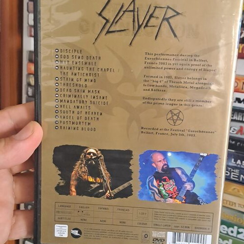 Slayer French Connection DVD like new, authentic collectible