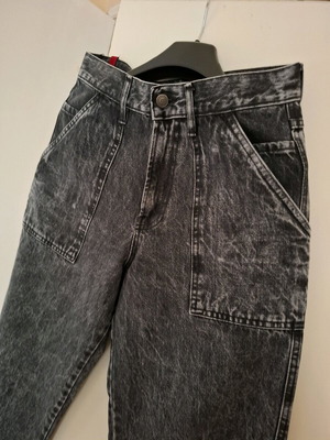 Salt & Pepper jean pants new, black-gray, size 26