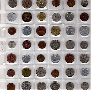 COINS OF THE WORLD , ΣΥΛΛΟΓΗ ΑΠΟ 54 ΝΙΚΕΛ , ΧΑΛΚΙΝΑ & ΟΡΕΙΧΑΛΚΙΝΑ NOMISMATA.@7