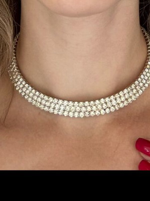Chocker necklace silver, like new condition