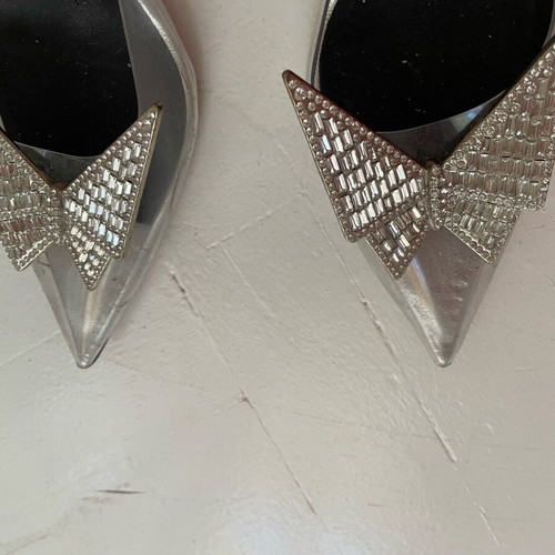 Amina Muaddi used slingbacks size 37
