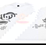 #ΠΡΟΣΦΟΡΑ#  Paul Frank Παιδικό T-shirt Λευκό Μπλούζα απο 100% βαμβάκι με παγιέτες και ανάγλυφο lettering τύπωμα μαιμουδάκι