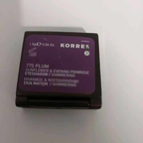 Korres eyeshadow purple shade new