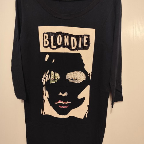 Twinset Simona Barbieri Blondie Debbie Harry vintage long-sleeve top