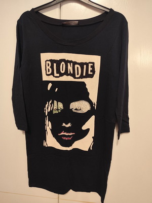 Twinset Simona Barbieri Blondie Debbie Harry vintage long-sleeve top