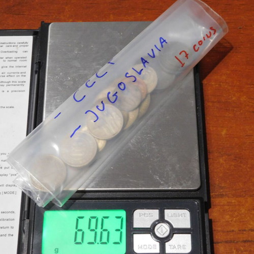 Coins collection used, 17 USSR CCCP and Yugoslavia