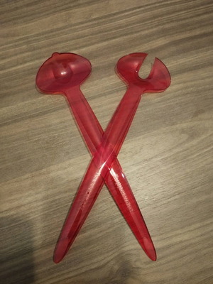 Salad serving spoons new