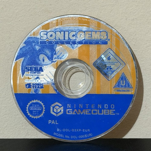 Sonic Gems Nintendo GameCube disc used