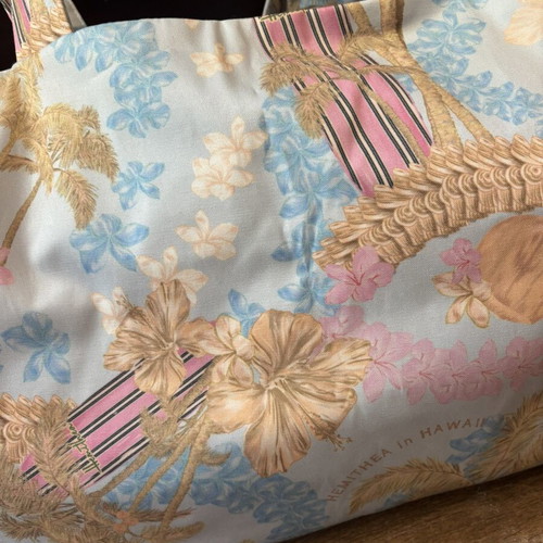 Hemithea Shoulder Beach Bag new, pastel colors, 60x30 cm