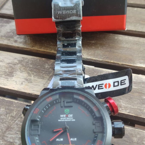 Weide Chronograph Men's Watch New Black