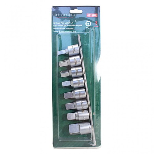 Deep impact socket set 6-sided 1/2" 15 pcs JCB and crankcase wrench set 8 pcs RockForce new