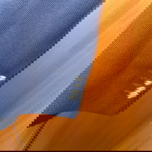 Ανδρικό σακάκι αφόρετο μπλε, φαρδιά γραμμή XL