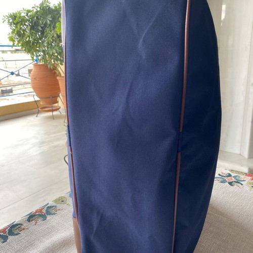 Large promotional travel backpack like new, ideal carry-on size