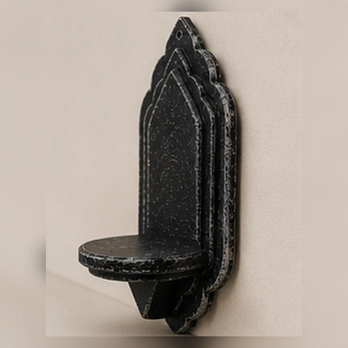 Gothic Handmade Wall Candle Holder Decorative Shelf