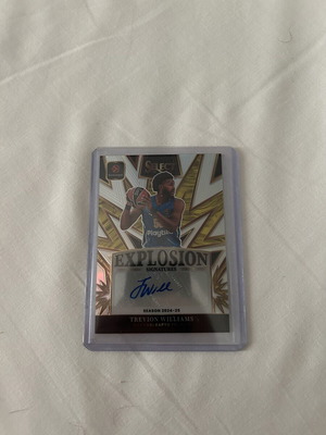 Trevion Williams Explosion Signatures autograph card