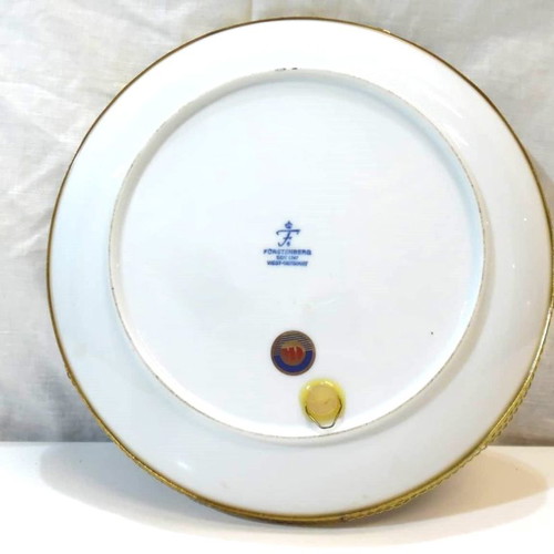 Porcelain decorative plate West Germany Furstenberg used